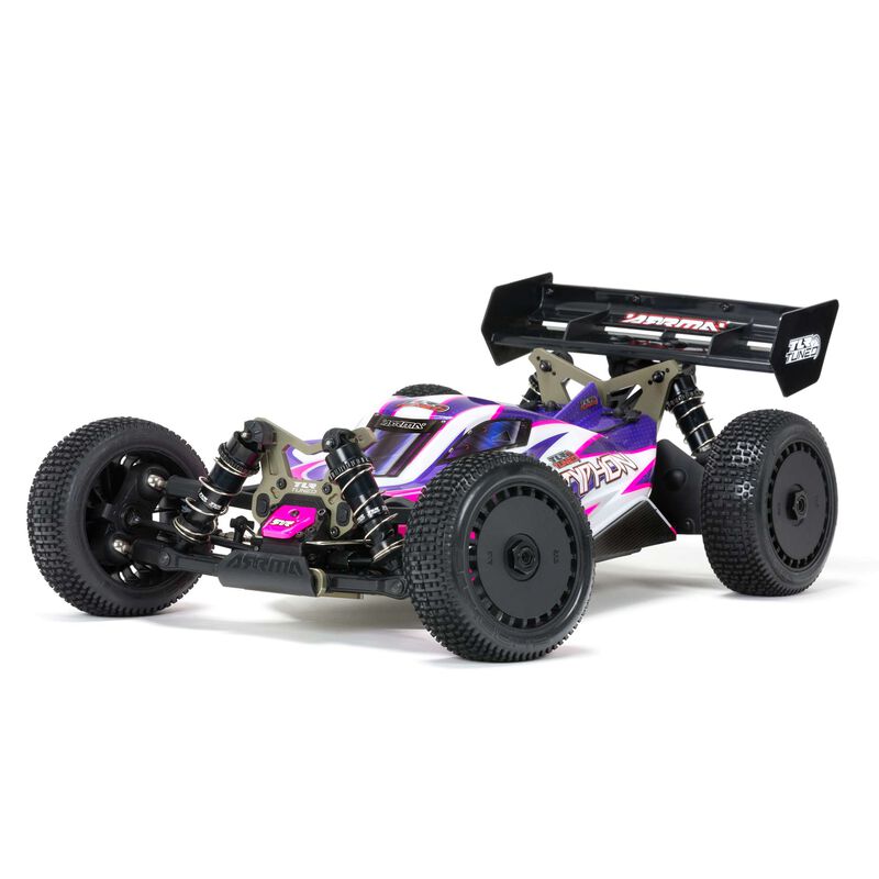 1/8 TLR Tuned TYPHON 4X4 Roller Buggy, Pink/Purple