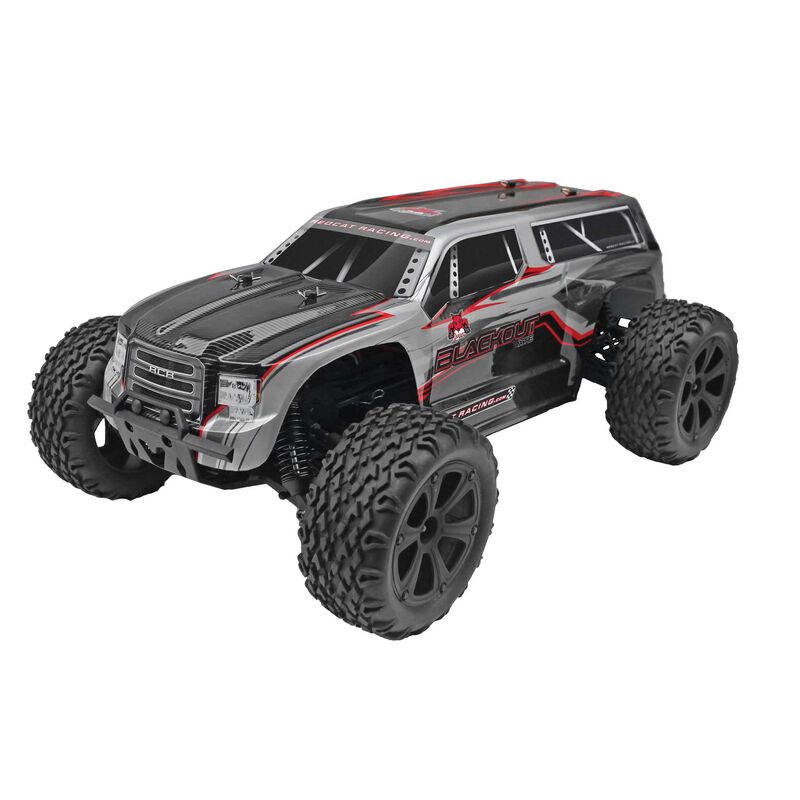 1/10 Blackout XTE 4WD Monster SUV Brushed RTR, Silver